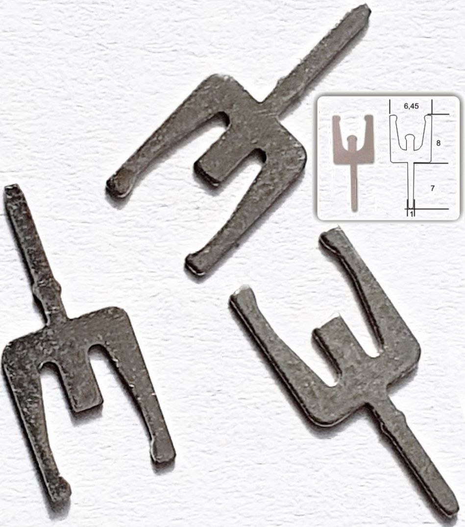 Clip plano para fusible 5x20